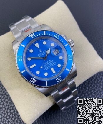 Submariner 116610LN Blue Dial SW Custom Rolex Size 40mm