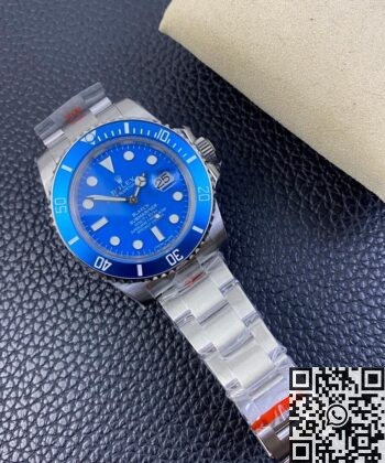 Submariner 116610LN Blue Dial SW Custom Rolex Size 40mm