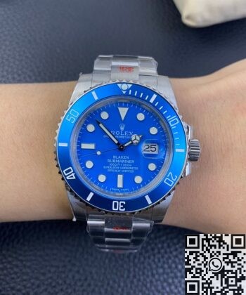 Submariner 116610LN Blue Dial SW Custom Rolex Size 40mm