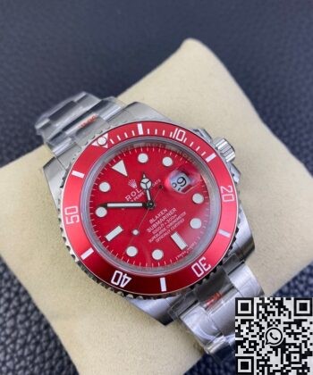 Submariner 116610LN Red Dial SW Custom Rolex Size 40mm