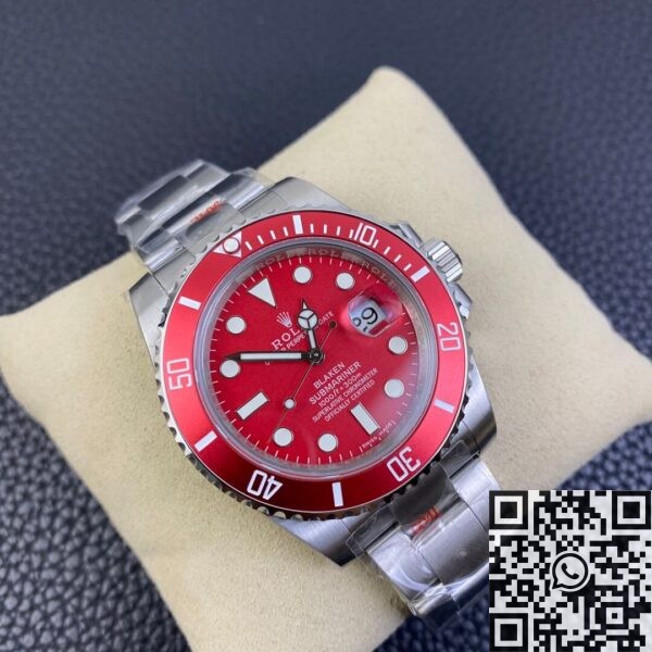 Submariner 116610LN Red Dial SW Custom Rolex Size 40mm