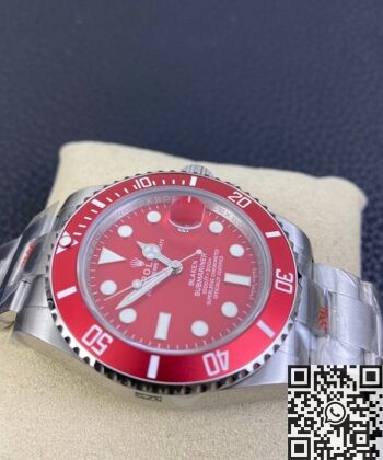 Submariner 116610LN Red Dial SW Custom Rolex Size 40mm