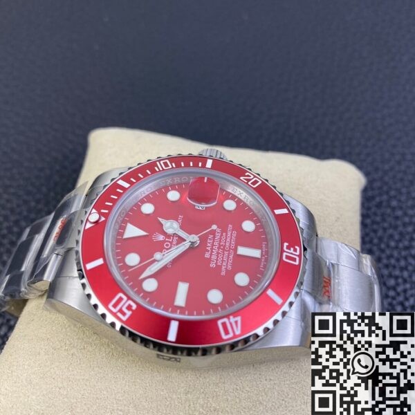 Submariner 116610LN Red Dial SW Custom Rolex Size 40mm
