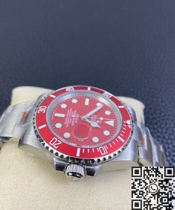 Submariner 116610LN Red Dial SW Custom Rolex Size 40mm