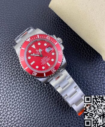 Submariner 116610LN Red Dial SW Custom Rolex Size 40mm