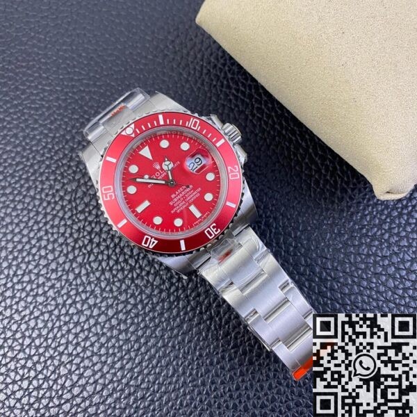 Submariner 116610LN Red Dial SW Custom Rolex Size 40mm