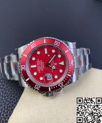 Submariner 116610LN Red Dial SW Custom Rolex Size 40mm