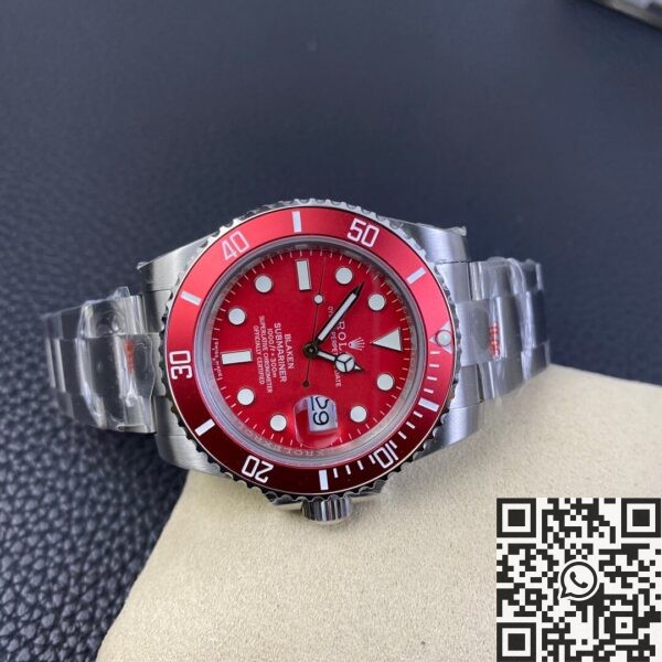 Submariner 116610LN Red Dial SW Custom Rolex Size 40mm