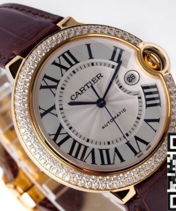 Cartier Ballon De Bleu WJBB0056 Silver Gray 42mm AF Factory