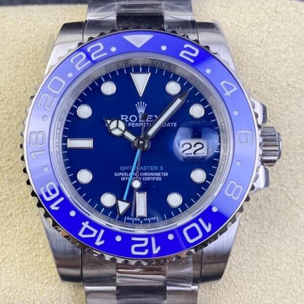 Rolex GMT Master II Bezel Replacement​ M126710BLNR Blue Dial