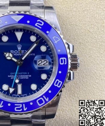 Rolex GMT Master II Bezel Replacement​ M126710BLNR Blue Dial