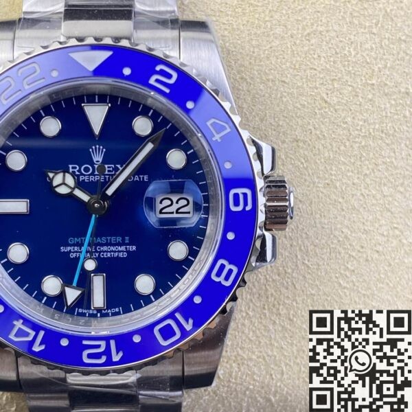 Rolex GMT Master II Bezel Replacement​ M126710BLNR Blue Dial