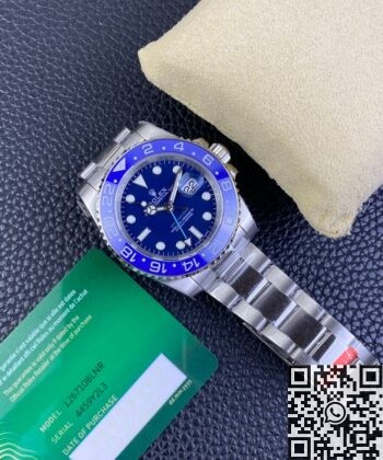 Rolex GMT Master II Bezel Replacement​ M126710BLNR Blue Dial