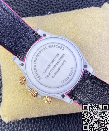 Rainbow Rolex Daytona IPK Custom White Carbon Fiber Version
