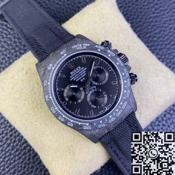 Daytona Carbon Fiber Version DIW Custom Rolex 4130 Movement