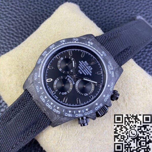 Daytona Carbon Fiber Version DIW Custom Rolex 4130 Movement