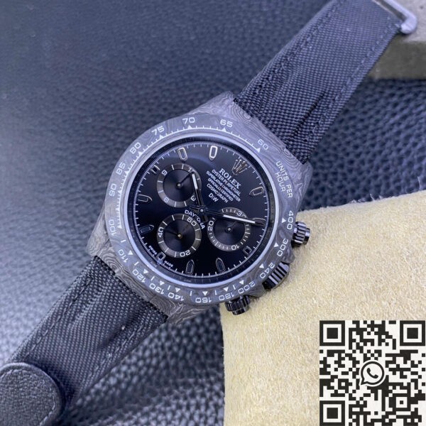 Daytona Carbon Fiber Version DIW Custom Rolex 4130 Movement