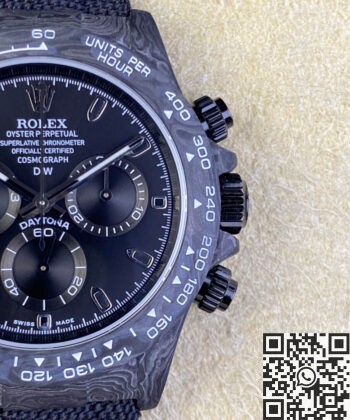 Daytona Carbon Fiber Version DIW Custom Rolex 4130 Movement