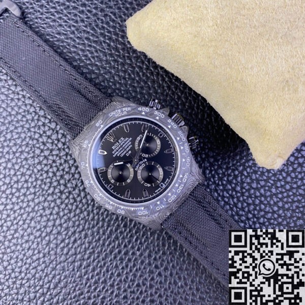 Daytona Carbon Fiber Version DIW Custom Rolex 4130 Movement