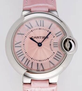 Cartier Ballon Bleu Chrono Pink Belt Size 33MM Quartz AF Factory