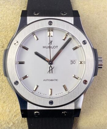 Hublot Classic Fusion Titanium 42MM 542.NX.2611.LR White Dial