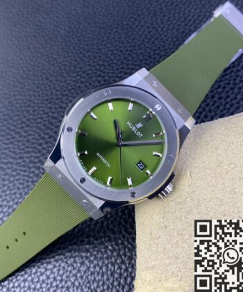 JJ Factory Hublot Classic Fusion 542.NX.8970.RX Green Dial