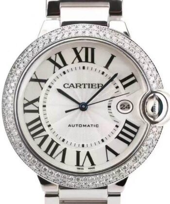 Cartier Ballon Bleu Chronographe WE9009Z3 Silver Dial 42mm
