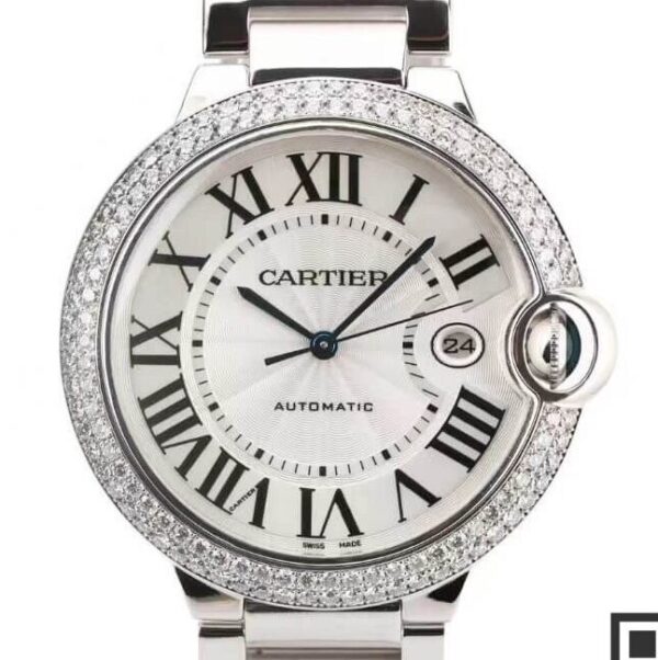 Cartier Ballon Bleu Chronographe WE9009Z3 Silver Dial 42mm