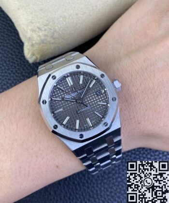Royal Oak Gray Ruthenium Dial Audemars Piguet 15450ST.OO