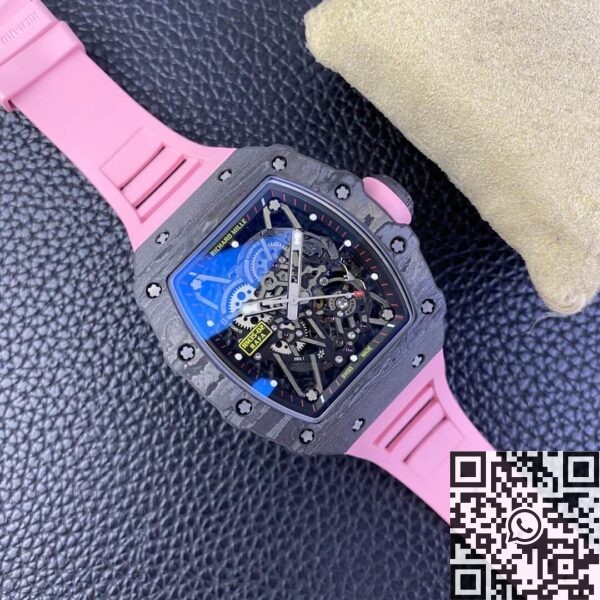 Richard Mille RM35 RM35-02 Pink Rubber Strap Watch T+ Factory