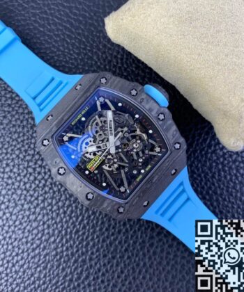 RM35 Richard Mille RM35-02 Blue Rubber Straps T+ Factory