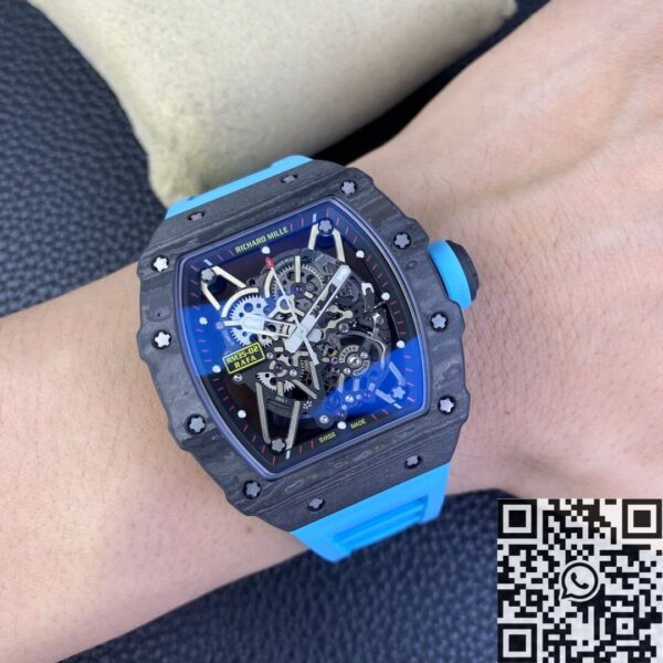 RM35 Richard Mille RM35-02 Blue Rubber Straps T+ Factory