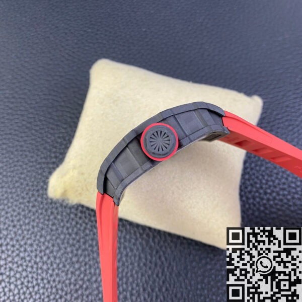T+ Factory Richard Mille RM35-02 Red Rubber Strap Watch