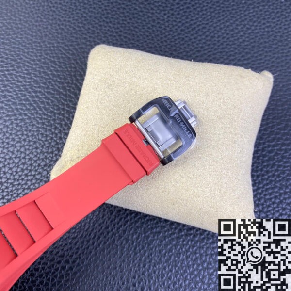 T+ Factory Richard Mille RM35-02 Red Rubber Strap Watch