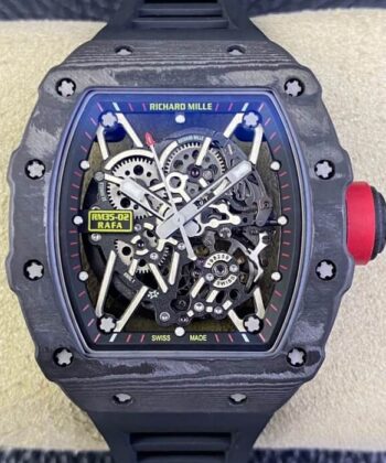 T+ Factory RM35-02 Richard Mille Black Carbon Fiber Case Watch