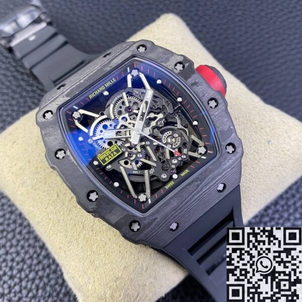 T+ Factory RM35-02 Richard Mille Black Carbon Fiber Case Watch