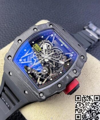 T+ Factory RM35-02 Richard Mille Black Carbon Fiber Case Watch