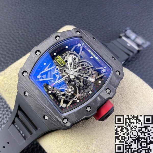 T+ Factory RM35-02 Richard Mille Black Carbon Fiber Case Watch