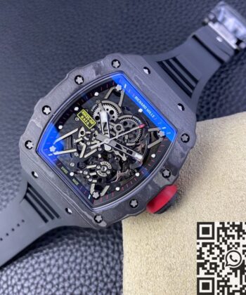 T+ Factory RM35-02 Richard Mille Black Carbon Fiber Case Watch