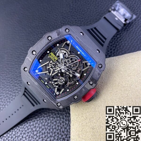 T+ Factory RM35-02 Richard Mille Black Carbon Fiber Case Watch