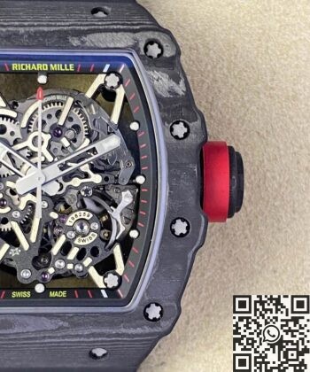 T+ Factory RM35-02 Richard Mille Black Carbon Fiber Case Watch