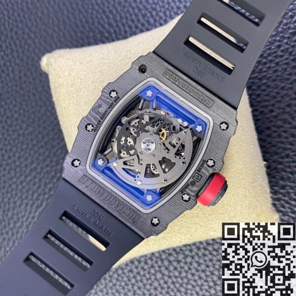 T+ Factory RM35-02 Richard Mille Black Carbon Fiber Case Watch