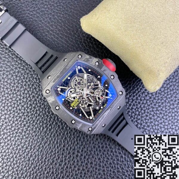 T+ Factory RM35-02 Richard Mille Black Carbon Fiber Case Watch