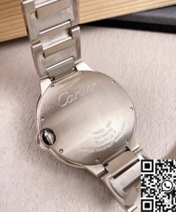 Cartier Ballon Bleu Chronographe WE9009Z3 Silver Dial 42mm
