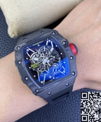 T+ Factory RM35-02 Richard Mille Black Carbon Fiber Case Watch