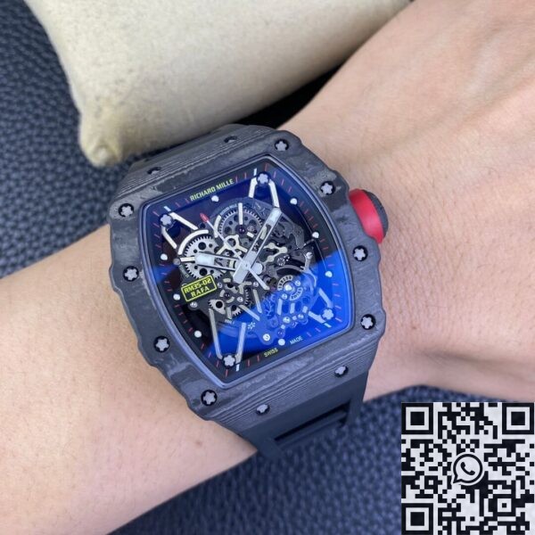 T+ Factory RM35-02 Richard Mille Black Carbon Fiber Case Watch