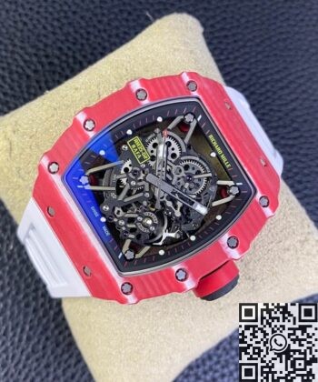 T+ Factory Richard Mille RM35-02 Carbon Fiber Case White