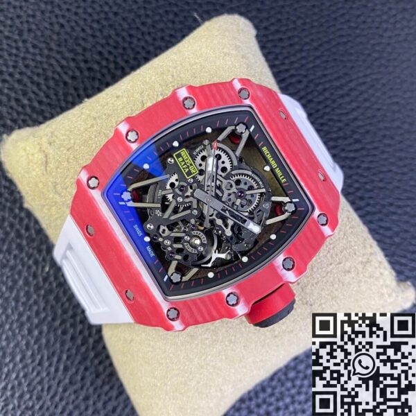 T+ Factory Richard Mille RM35-02 Carbon Fiber Case White