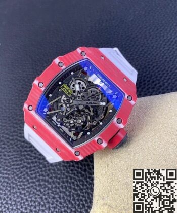 T+ Factory Richard Mille RM35-02 Carbon Fiber Case White