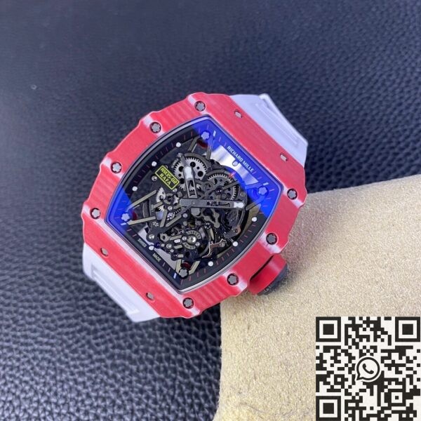 T+ Factory Richard Mille RM35-02 Carbon Fiber Case White